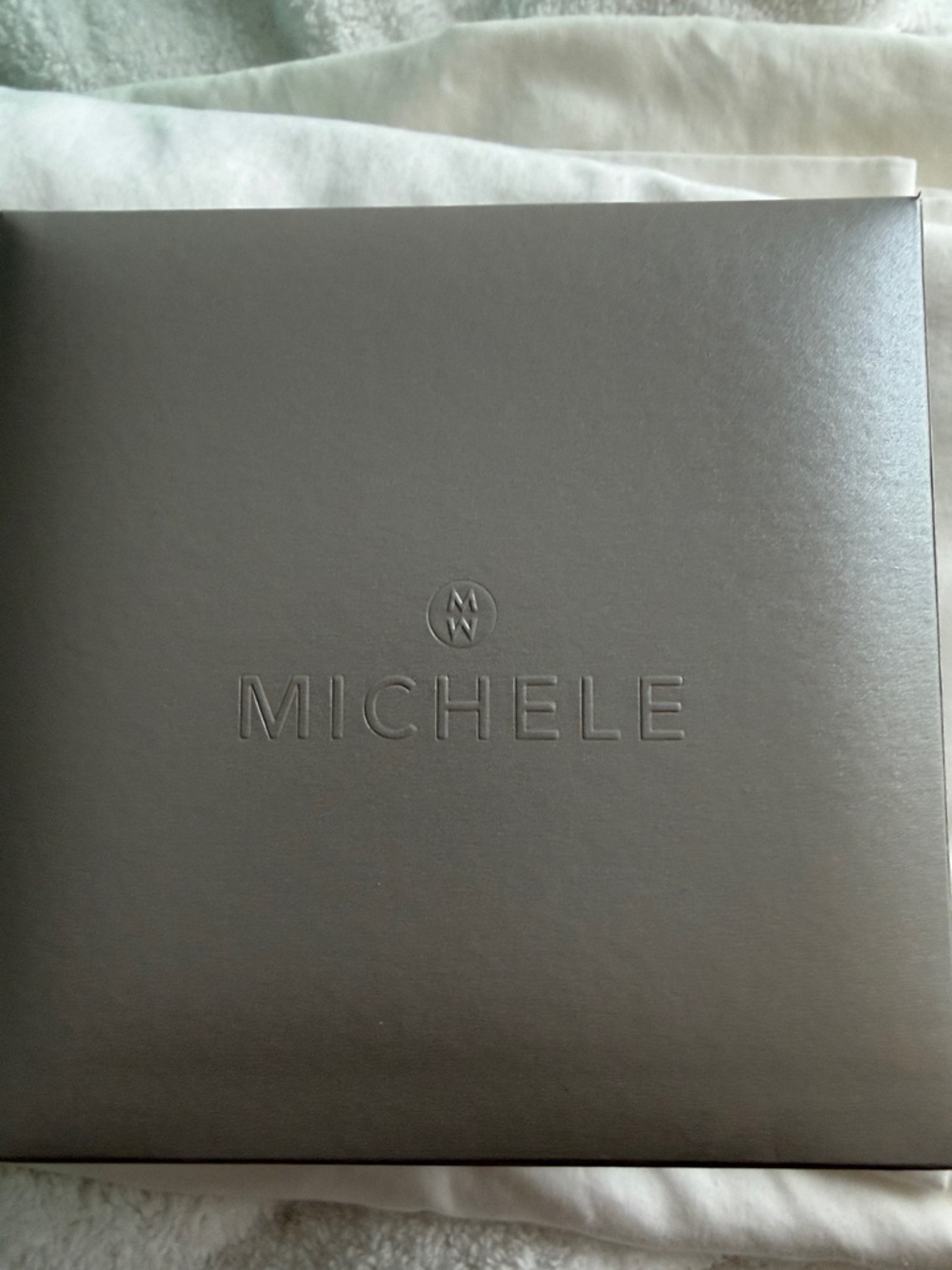 Michele Two-Tone Gold & Silver Bracelet Watch with Cream Dial - Picture 8 of 10